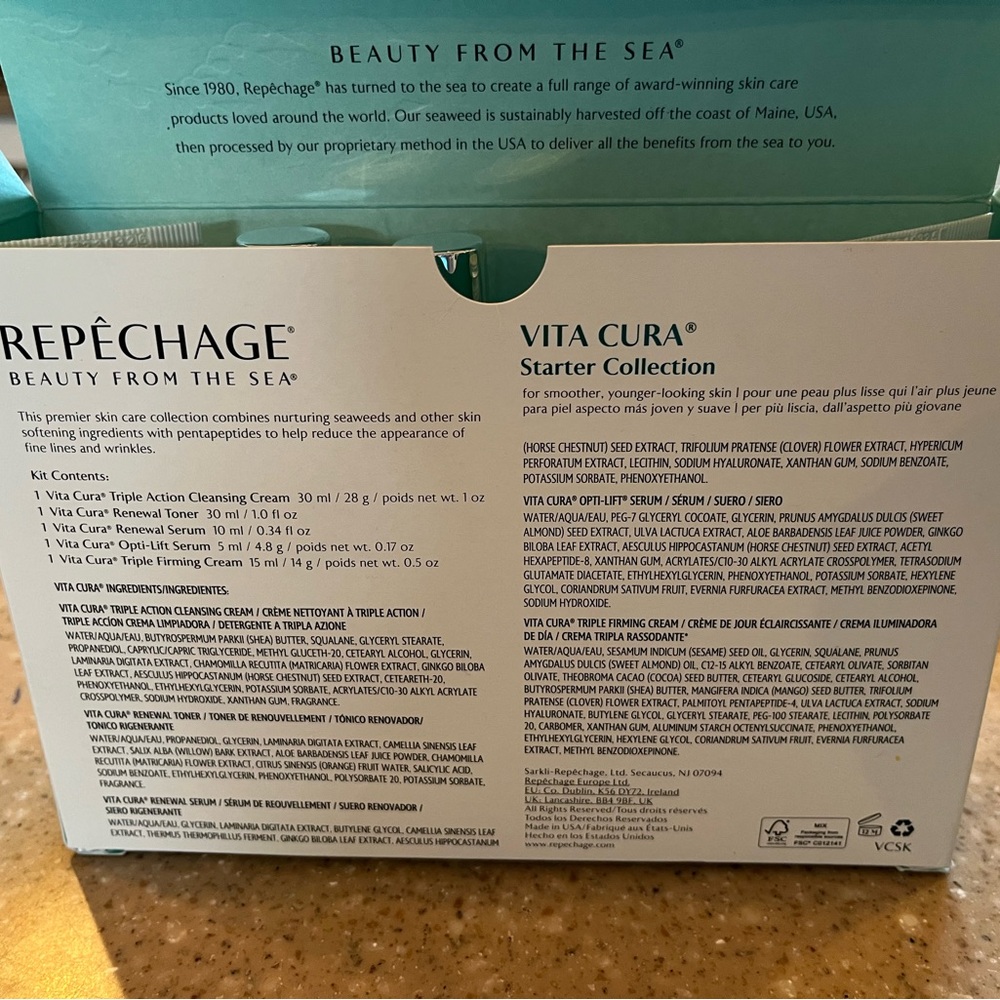 REPECHAGE Starter KIT Vita Cura Skincare Set -5 Item Skin Care Kit. NEW⚜️🌴⚜️